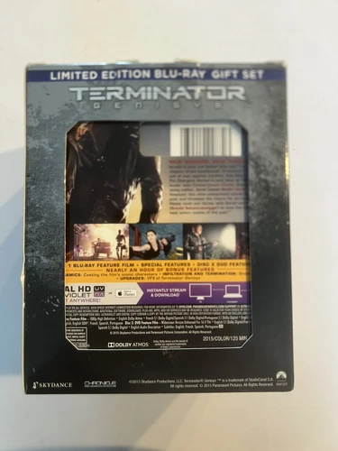 Terminator Genisys Limited Edition Endo Skull Blu-Ray Movie Gift Set Combo - Picture 2 of 4