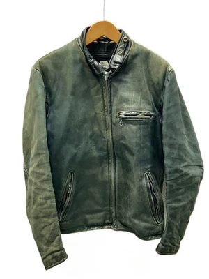 Schott Single Riders Chaqueta 36 Cuero Negro 4154 - Imagen 1 de 4