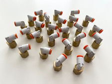 SMC KQ2LF07-34A 1/8" NPT Female x 1/4" Extended Elbow, lot of 26