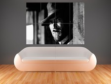 CLINT EASTWOOD HUGE LARGE WALL ART POSTER PICTURE