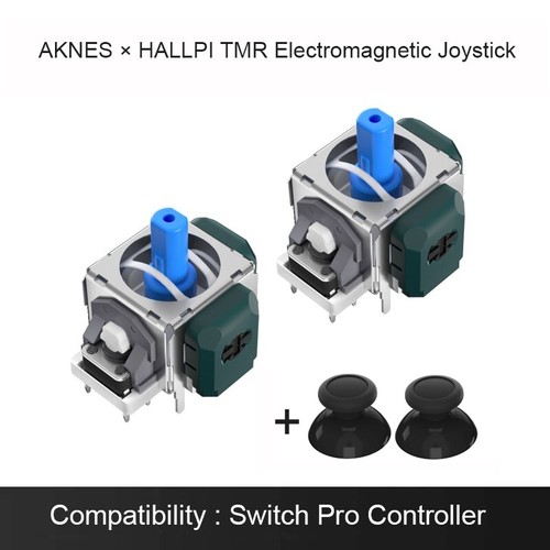 AKNES × HALLPI TMR Electromagnetic Anti-Drift Joystick PS4 Switch Pro PS5 Repair - Imagen 3 de 18