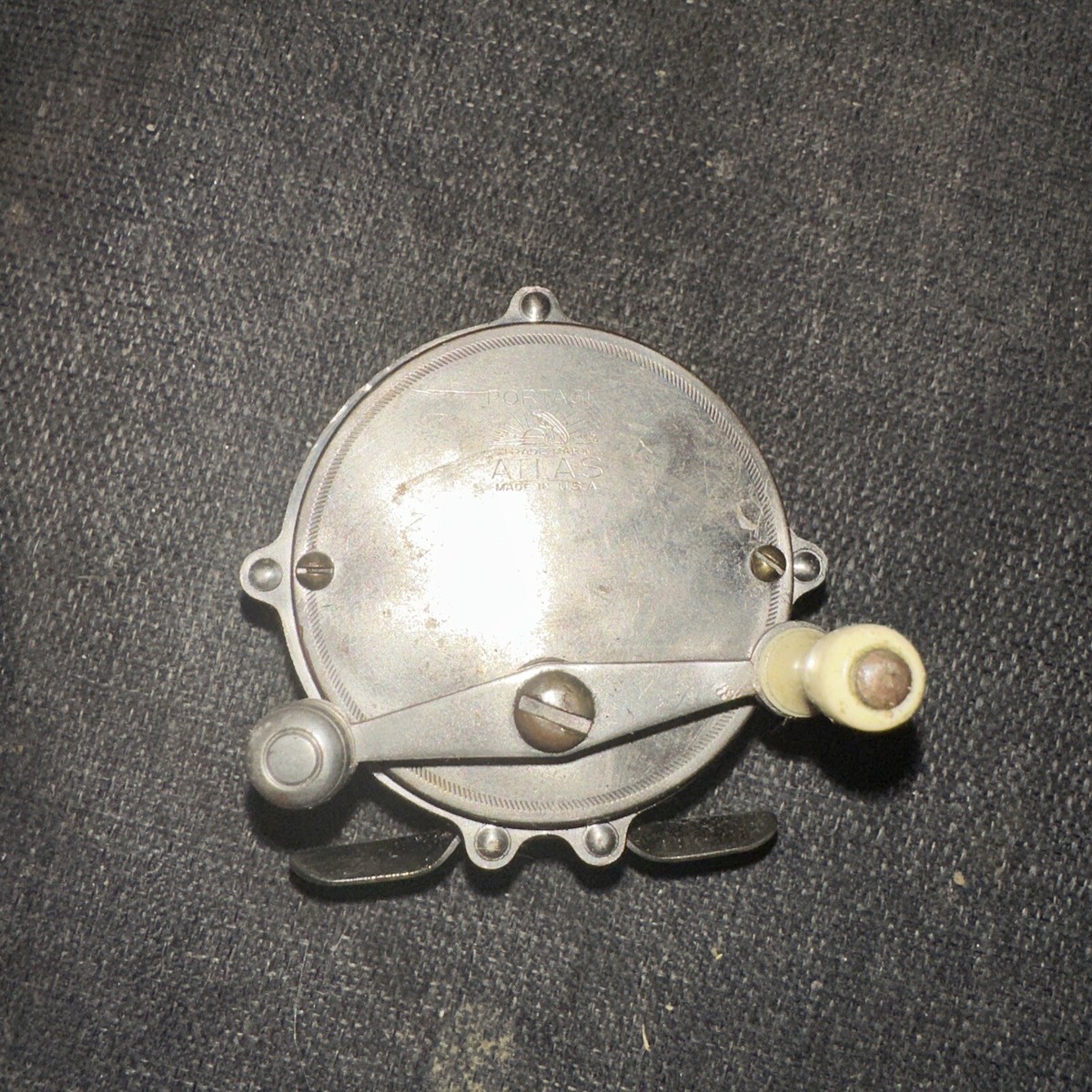 Vintage Atlas portage 100 yard fishing reel | eBay