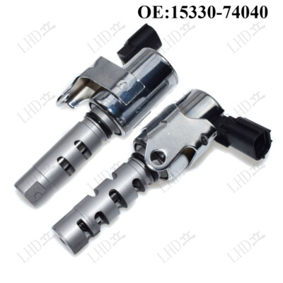 2 Pcs Camshaft Timing Oil Control Valve 3SGE For Toyota Altezza BEAMS SXE10.