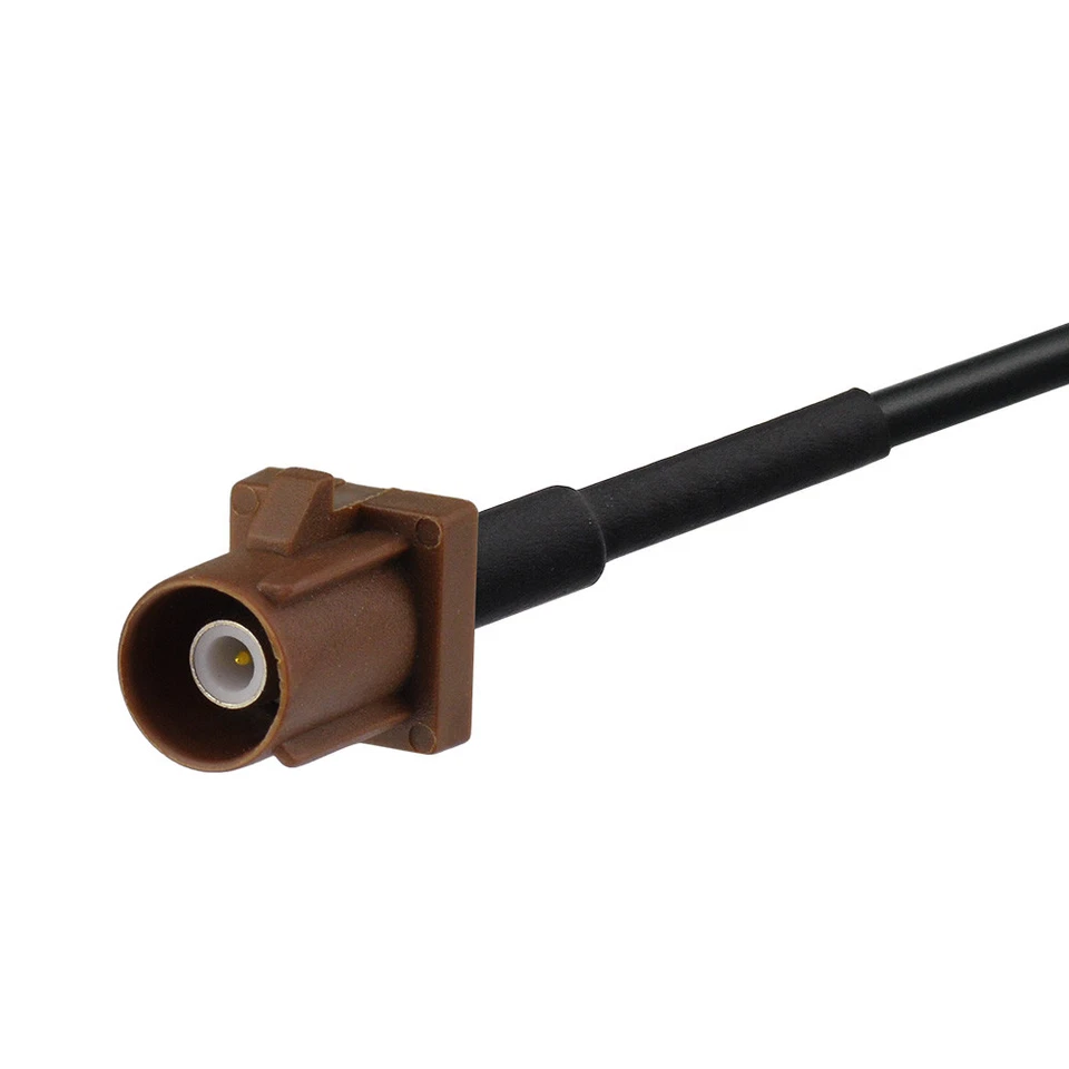Auto Car Antenna Extension Cable Fakra F Brown Female to Male Pigtail RG174 20FT - Image 3 of 3