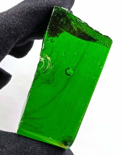 DYED GREEN PERIDOT 1325 CARAT UNCUT ROUGH EGL TRANSPARENT UNTREATED/GEMSTONE - Picture 10 of 10