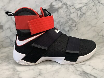Nike Lebron Soldier 10 Black White University Red 844374-016 Men
