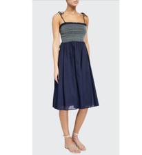 Tory Burch Convertible Smocked Dress NWT. Size XS. Retail- $358