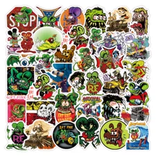 100Pcs RAT FINK Sticker for Adults Teens Girls Scrapbooking Water Bottles