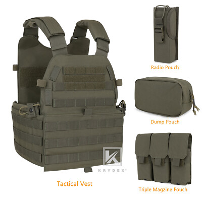 KRYDEX LBT-6094A Plate Carrier Tactical Body Armor Vest Molle w