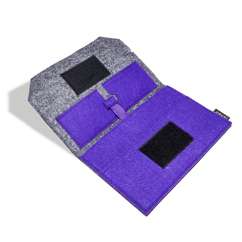 Felt Fabric Sleeve Case Cover,iPad,Tablet,Documents 3 Pockets.6 Colors 2 Sizes - 第 37/38 張圖片