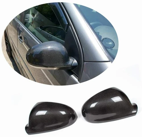 For 2006-2008 VW Golf V Mk5 GTI Carbon Fiber Wing Mirror Cover Caps Pair OEM-fit