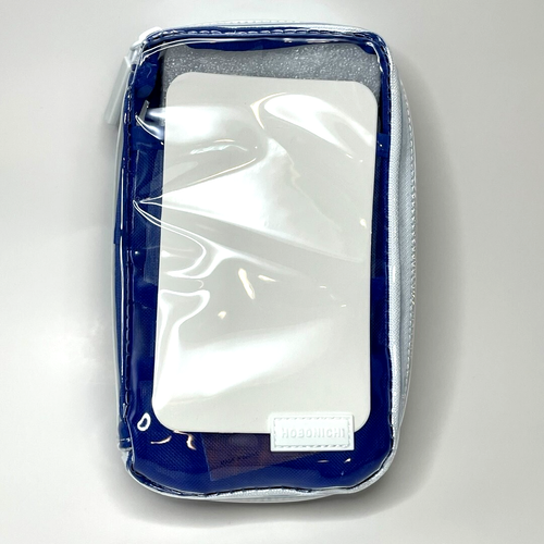 Hobonichi Small Drawer Pouch Clear blue New JAPAN pen case - Picture 3 of 9
