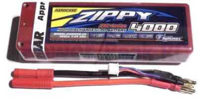 Zippy 4000mAh 2s 7,4V 25C 30C Hardcase RC LiPo Akku - Traxxas HPI Deans EC3