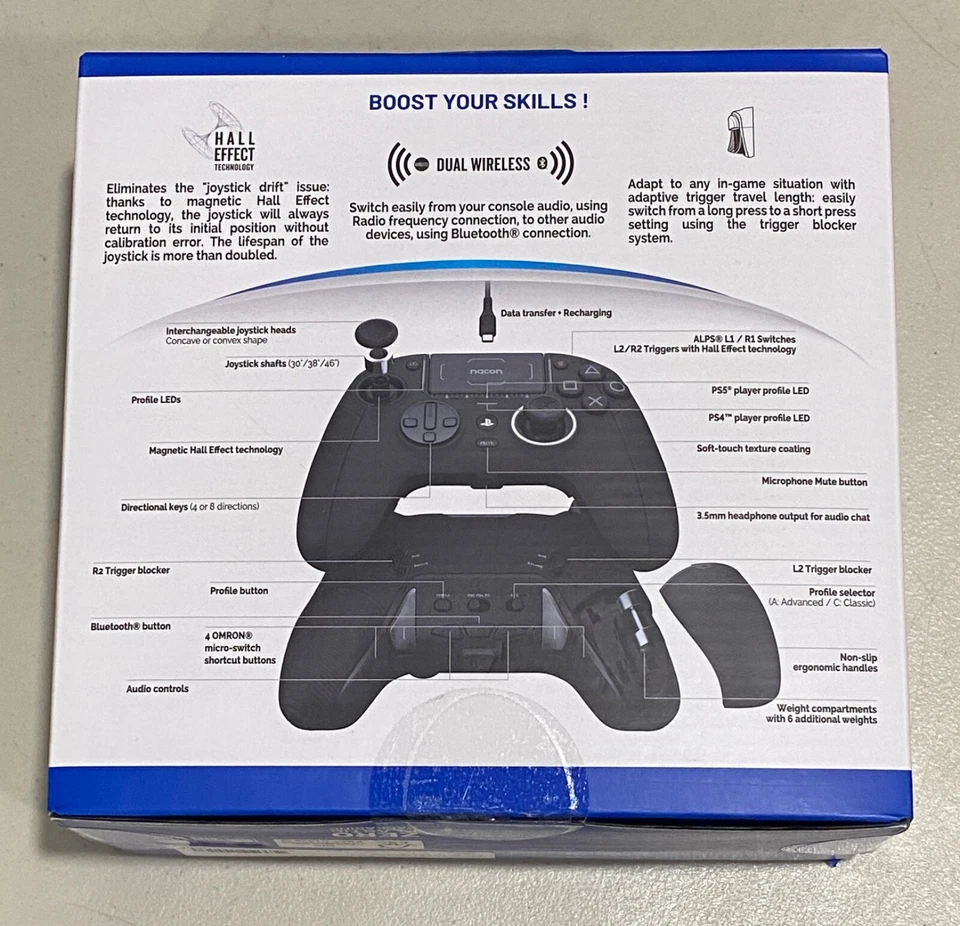 Nacon Revolution 5 Pro PlayStation Wireless Gaming Controller - Black - Image 2 of 4