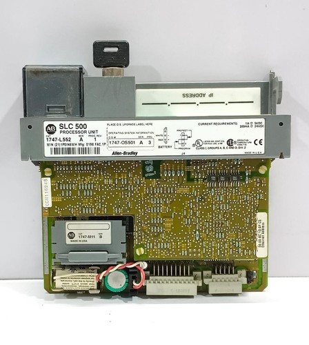 Allen-Bradley 1747-L552 Ser/A, SLC 5/05 CPU 32K Controller,SLC 500 Processor - Picture 6 of 7