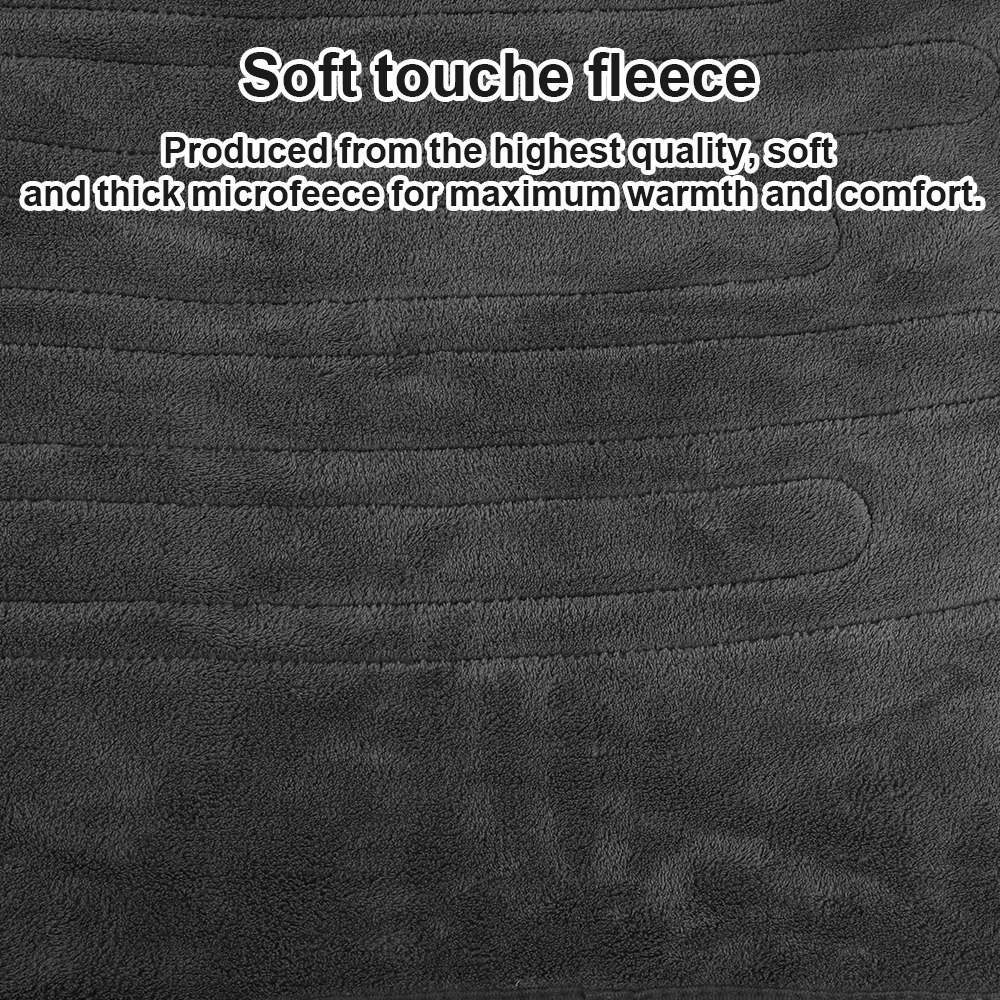 Heated Electric Blanket Throw & Twin Size 12hrs Timer AutoOff & 9