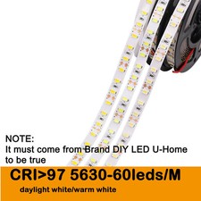 Diy Led U-home High Cri Ra 97 Smd5630 Led Strip Light Daylight White 5600k Diy Led U-home High Cri Ra 97 Smd5630 Led Strip Light Daylight White 5600k
