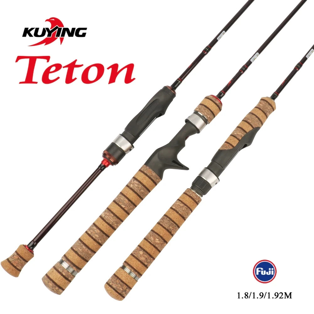 Kuying Teton BFS Baitcasting Ultralight Finesse Rod Fuji Guides/Reel