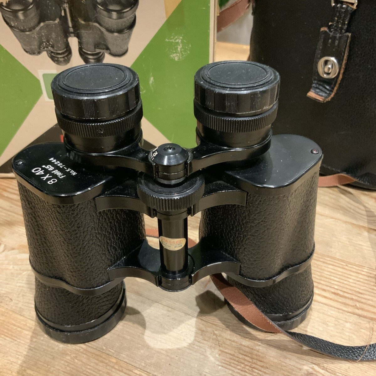 Rare Vintage NBT Prismatic Binoculars 8x40 CF Boxed With Case Mancave