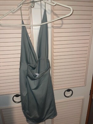 Oh Polly Sage green wrap dress | eBay UK Oh Polly Sage green wrap dress | eBay UK