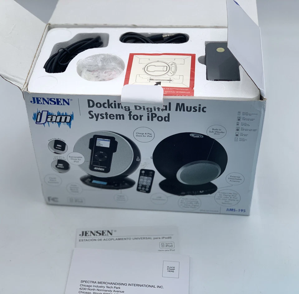 Jensen Jims-195-bk Docking Digital Music System/alarm Clock for iPod and Mp3 - Image 3 of 4