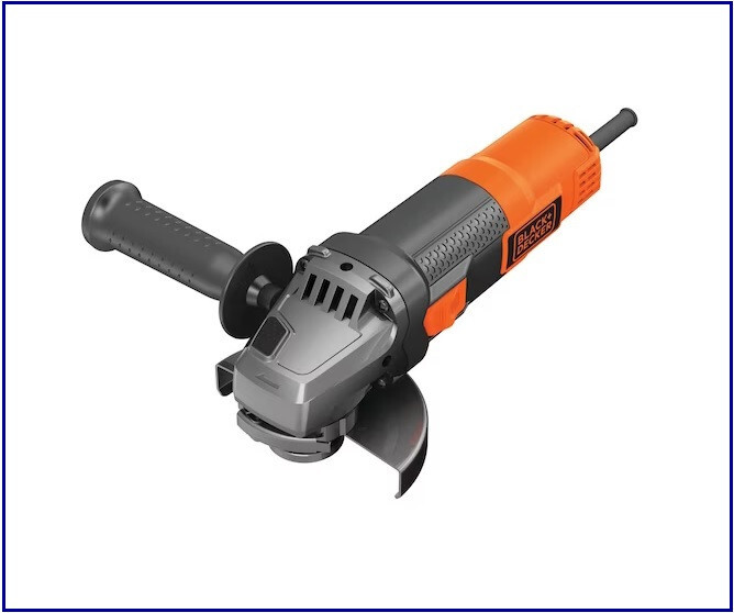 Smerigliatrice Angolare 115 mm BLACK DECKER Elettrica Piccola 900 Watt Mola Flex