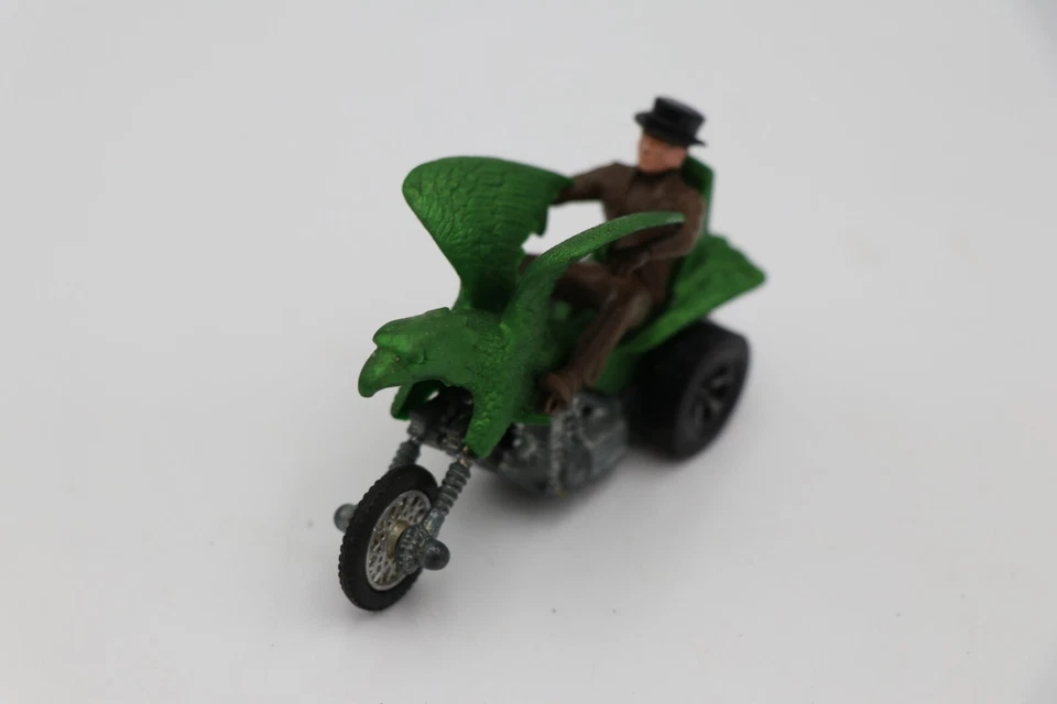 Hot Wheels Rrrumblers Bold Eagle verde con sombrero marrón oscuro jinete RARO Foto 2 de 4