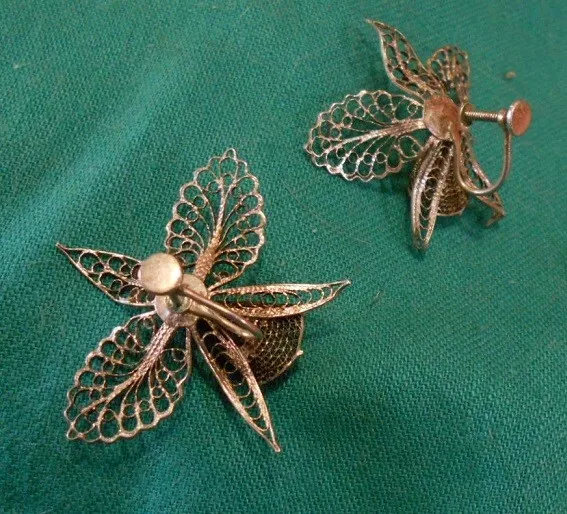 Antique shop filigree jewelry