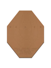 Official IPSC Cardboard Shooting Targets Competition Torso Target 
