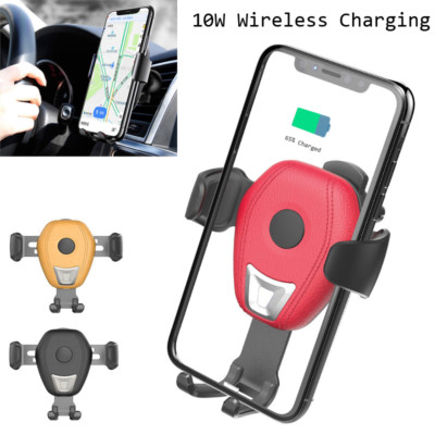 Wireless Car Charger Air Vent Holder for iPhone LG Samsung Huawei XiaoMi etc