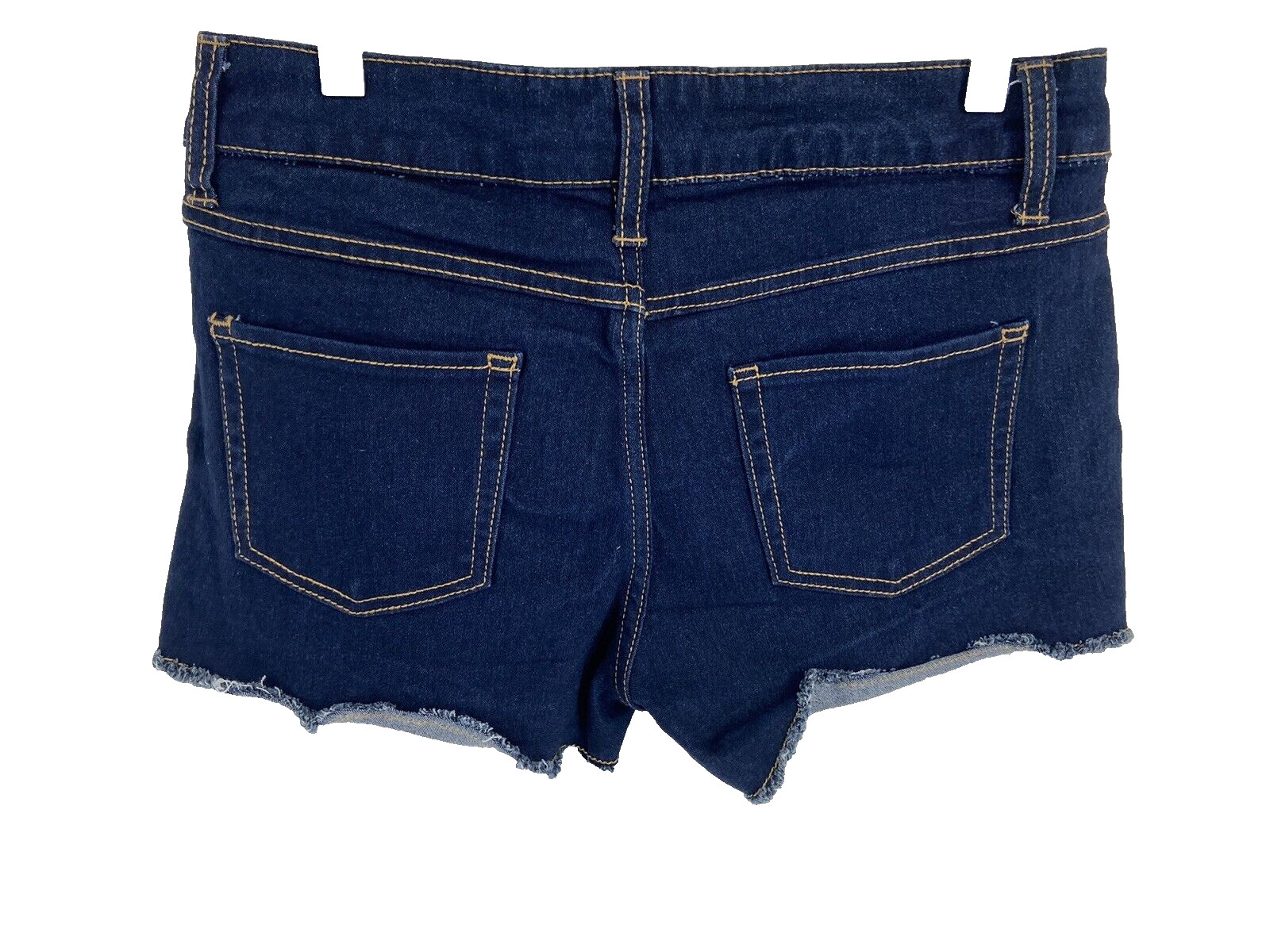Womens Junior's Size NOBO Cut-Off Blue Denim Shorts Raw Hem