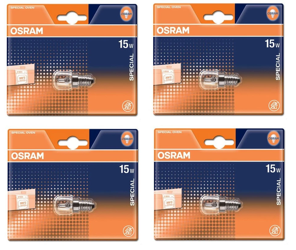 4x Osram Special Oven T 15W E14 Backofen Ofen 2700K EEK:G (Spektrum A-G) - Bild 3 von 4