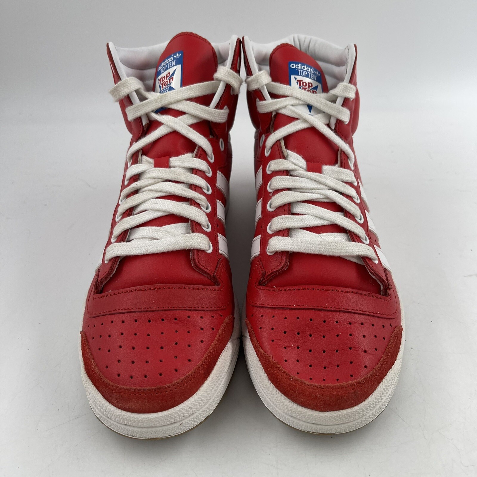 Size 8 adidas Top Ten High Red for sale online eBay