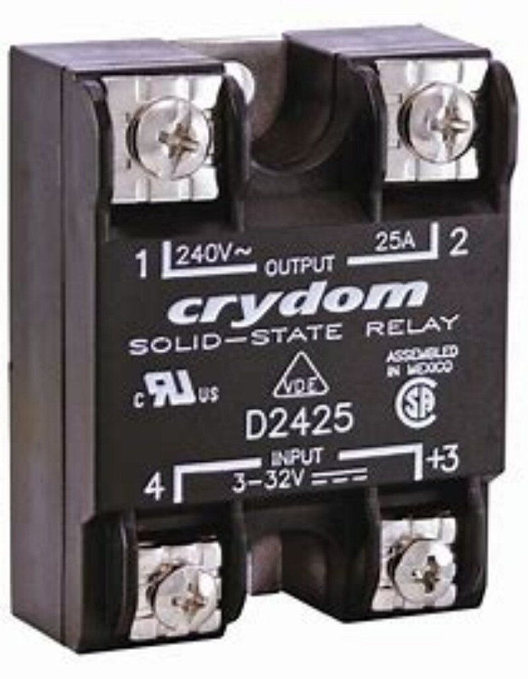 Relè Stato Solido CRYDOM D4850 50A – Ingresso DC 3-32V Uscita AC 280/480V