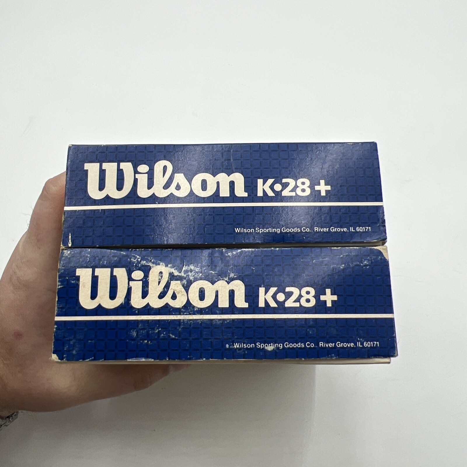 NOS VINTAGE WILSON K28+ GOLF BALLS - 1 FULL BOX & .5 BOX = 18 TOTAL BALLS