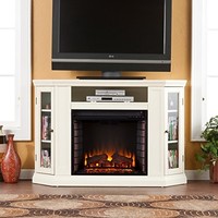 Claremont Convertible Media Electric Fireplace Home Decorate Heat Winter - Ivory on sale Claremont Convertible Media Electric Fireplace Home Decorate Heat Winter - Ivory on sale