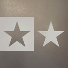 Star 4 Plastic Mylar Stencil Airbrush Painting Art Supplies