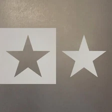Star 4 Plastic Mylar Stencil Airbrush Painting Art Supplies