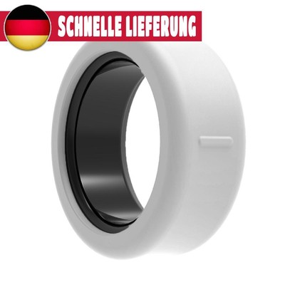 Für Samsung Galaxy Ring Silikon elastische Ringabdeckung Anti-Kratz-Hülle (weiß 