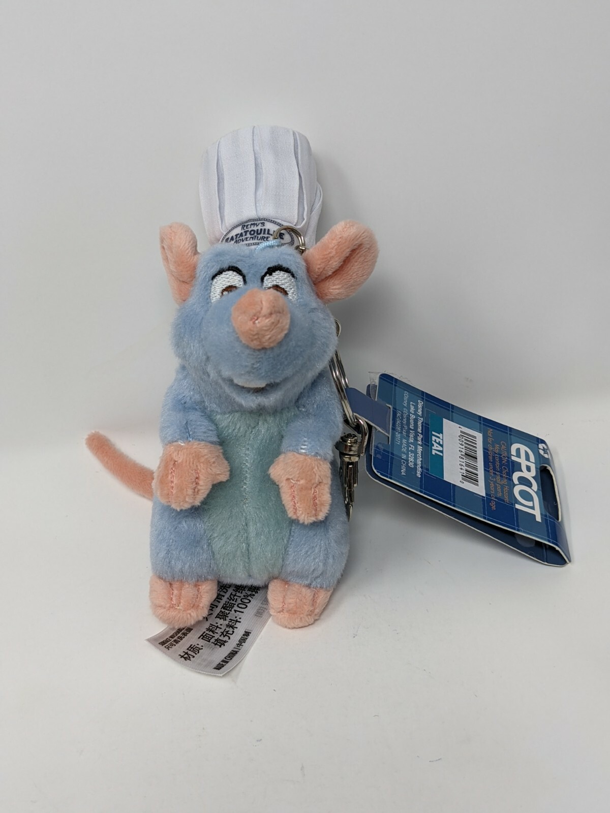 Remys Ratatouille Adventure Epcot Remy Plush Keychain Walt Disney World