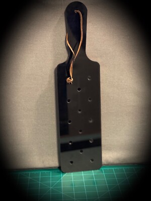 Beautifully Crafted Lexan-brand Polycarbonate Spanking Paddle