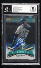 BAS 1998 Topps Finest Jumbo Refractor Ken Griffey Jr #8R BGS Authentic HOF 0ne6