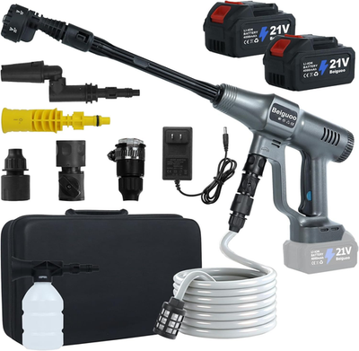 #ad 1450PSI Cordless Pressure Washer 2 4000Mah Battery Operated Power Pressure Por $204.60