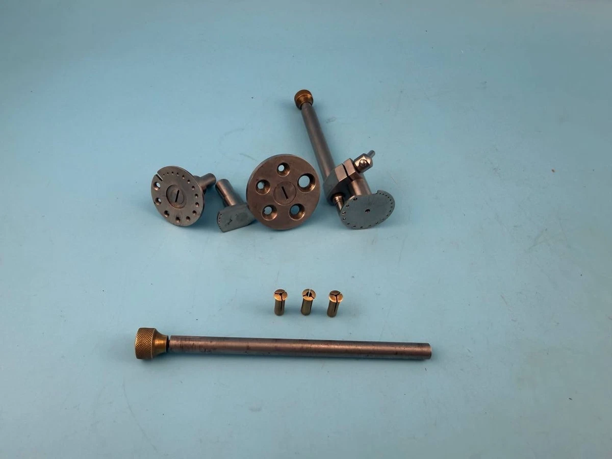 Watchmakers Boley Leinen 8mm Lathe Jacot Tool Center Drilling Kit Germany