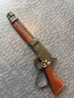 Vtg MARX famous historic miniature firearm MARES LAIG Wanted Dead or Alive TOY