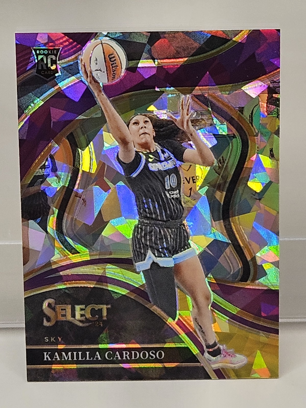 2024 Select WNBA Courtside Purple Ice Prizm 110/149 Kamilla Cardoso #207 RC