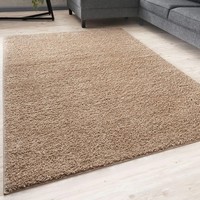 Fluffy Rugs Large Shaggy Rug Bedroom Living Room Anti Slip 120x170cm Light Brown