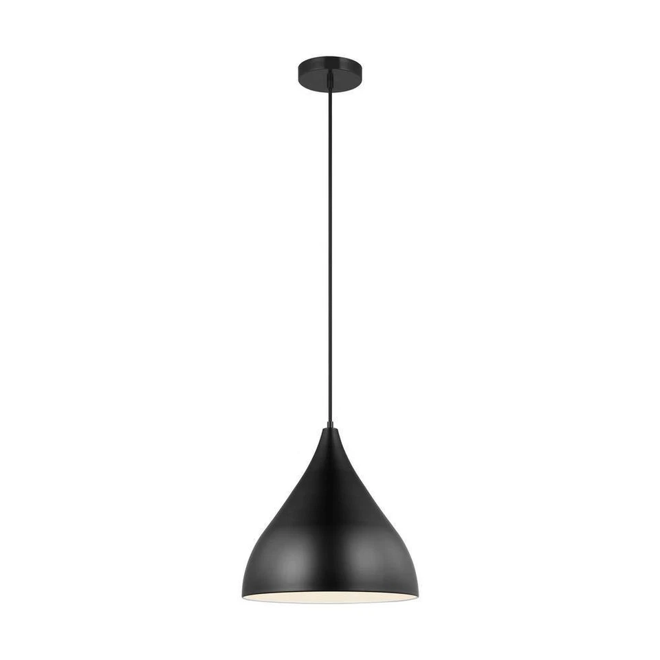 Generation Lighting Oden 1-Light Midnight Black Medium Statement Pendant Light - Image 2 of 4