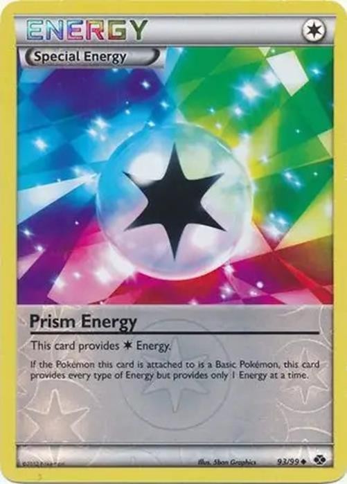 Prism Energy - 93/99 - Pokemon Next Destinies Black & White Reverse Holo Card NM