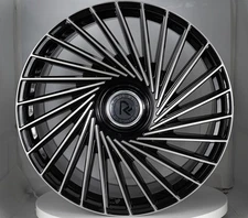 4 RF2 20 inch STAGG Black Rims 20x9/10.5 fits AUDI A6 2012+